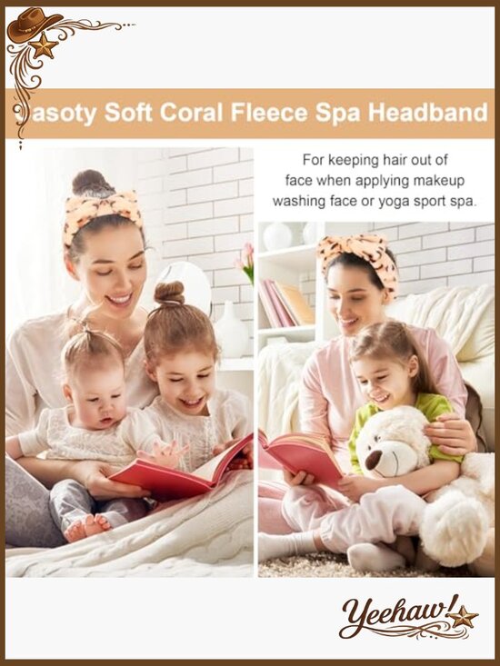 Spa Skincare Headband for Washing Face Makeup Hair Band main image 4